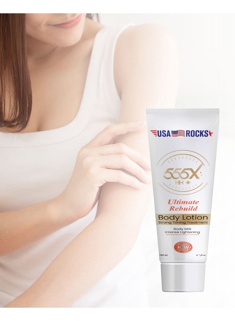 USA ROCKS 555X Ultimate Rebuild Body Lotion l Deep Repair & Hydration Care - Image 2